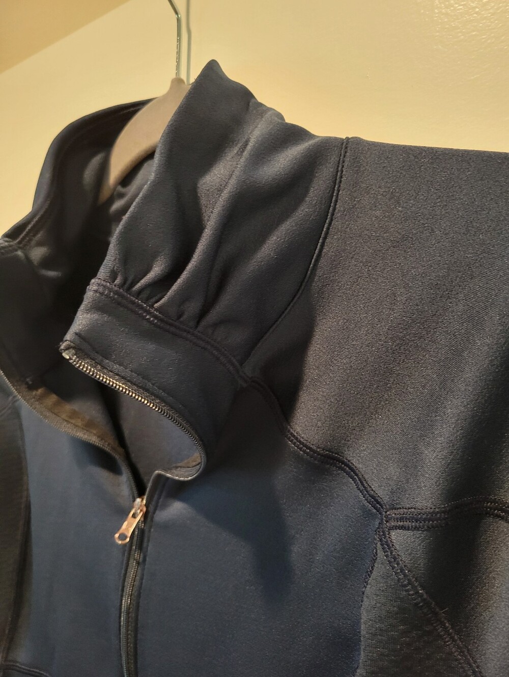 CALIA by Carrie Underwood Navy Active Quarter Zip - Picture 3 of 7